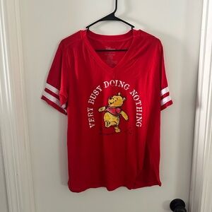 Disney Red Winnie the Pooh Shirt